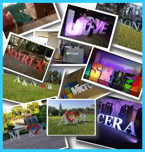 Evento Letras Gigantes